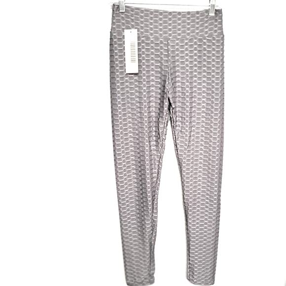 NWT Scrunch Butt TikTok Leggings SZ L/XL Gray Compression Style - Picture 2 of 6